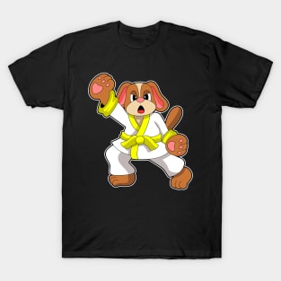 Dog at Karate Martial arts T-Shirt